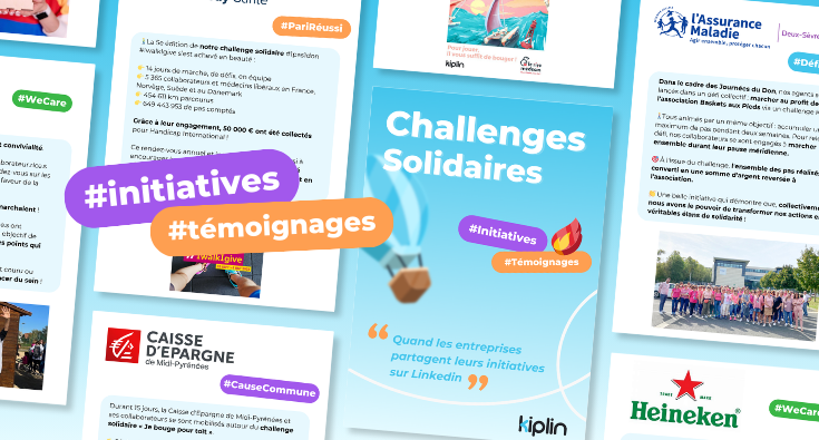 Couverture du guide Challenges solidaires : 11 initiatives pour sensibiliser vos équipes